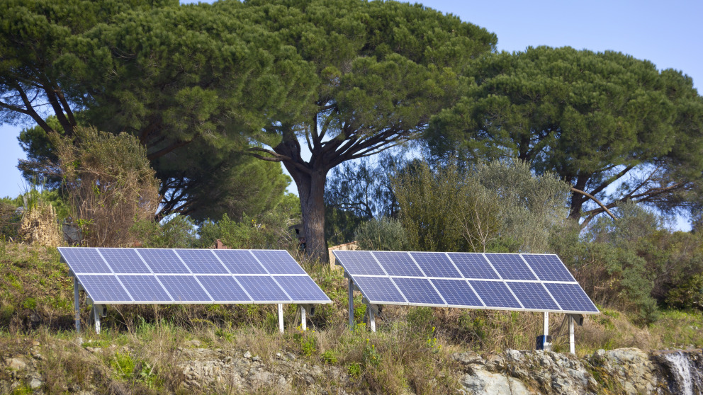 Globaler Süden Solarpanele